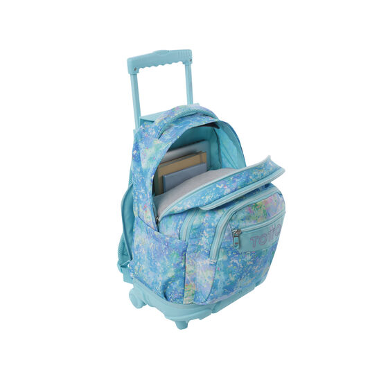 Kit escolar mochila de ruedas + estuche Glitter image number 3